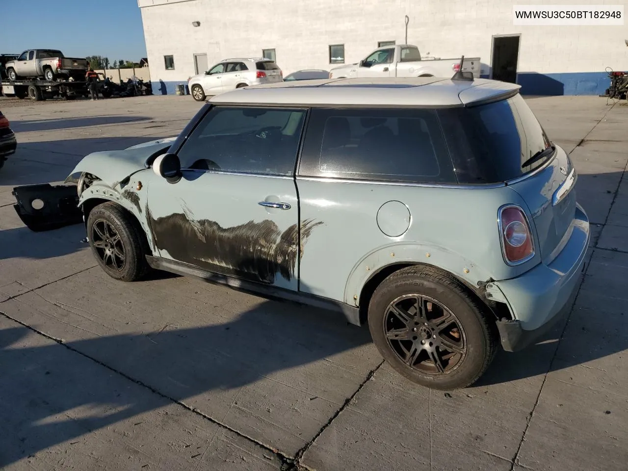 2011 Mini Cooper VIN: WMWSU3C50BT182948 Lot: 72275574