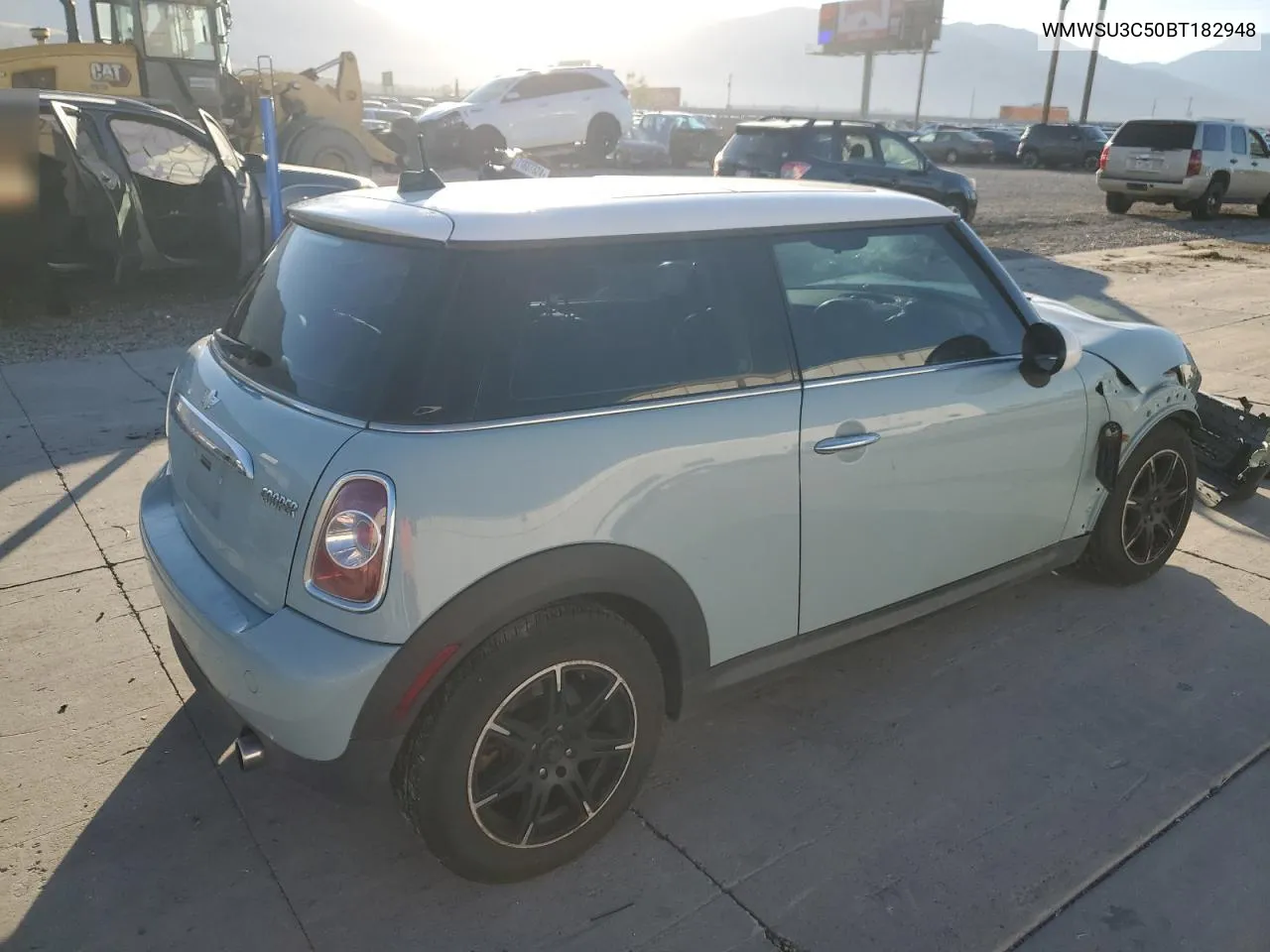 2011 Mini Cooper VIN: WMWSU3C50BT182948 Lot: 72275574