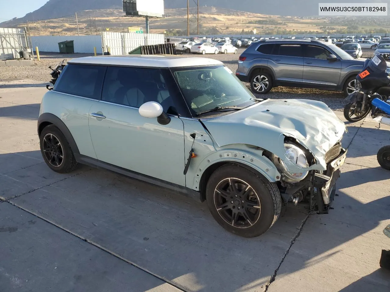 2011 Mini Cooper VIN: WMWSU3C50BT182948 Lot: 72275574