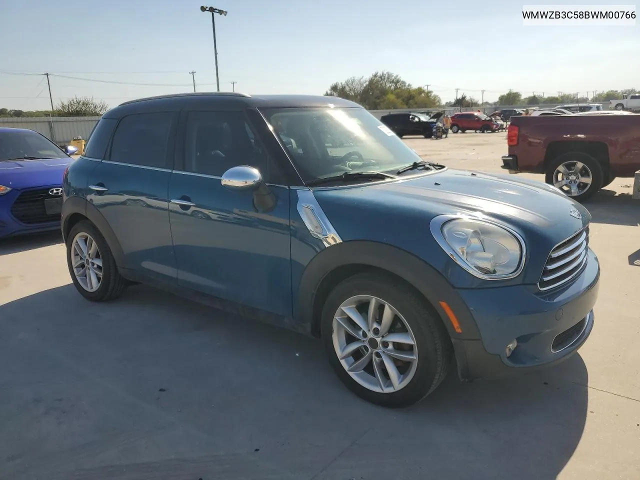 2011 Mini Cooper Countryman VIN: WMWZB3C58BWM00766 Lot: 72922594