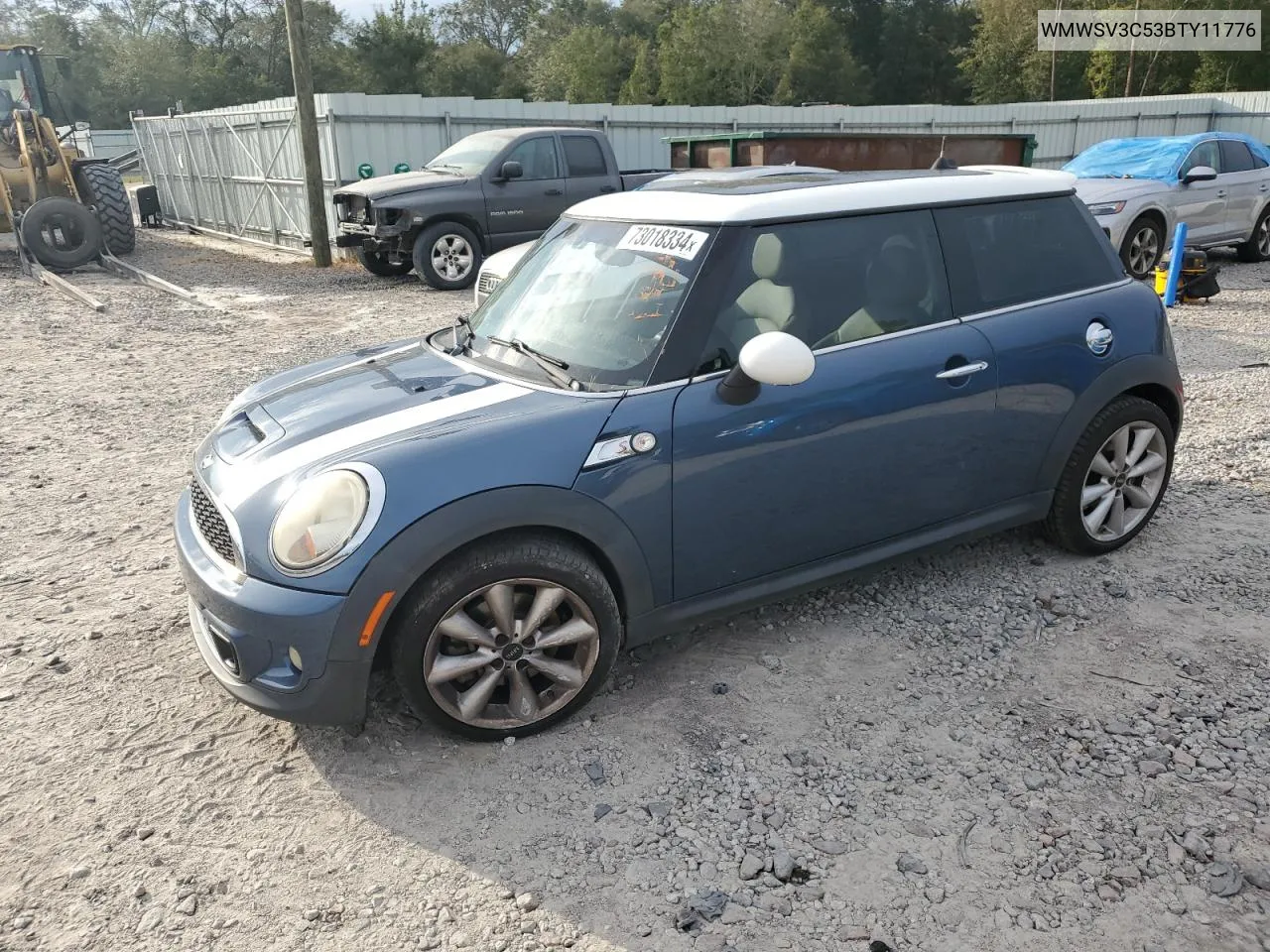 2011 Mini Cooper S VIN: WMWSV3C53BTY11776 Lot: 73018334