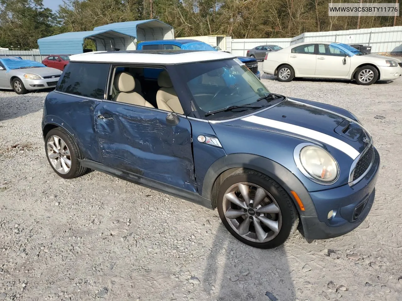 2011 Mini Cooper S VIN: WMWSV3C53BTY11776 Lot: 73018334