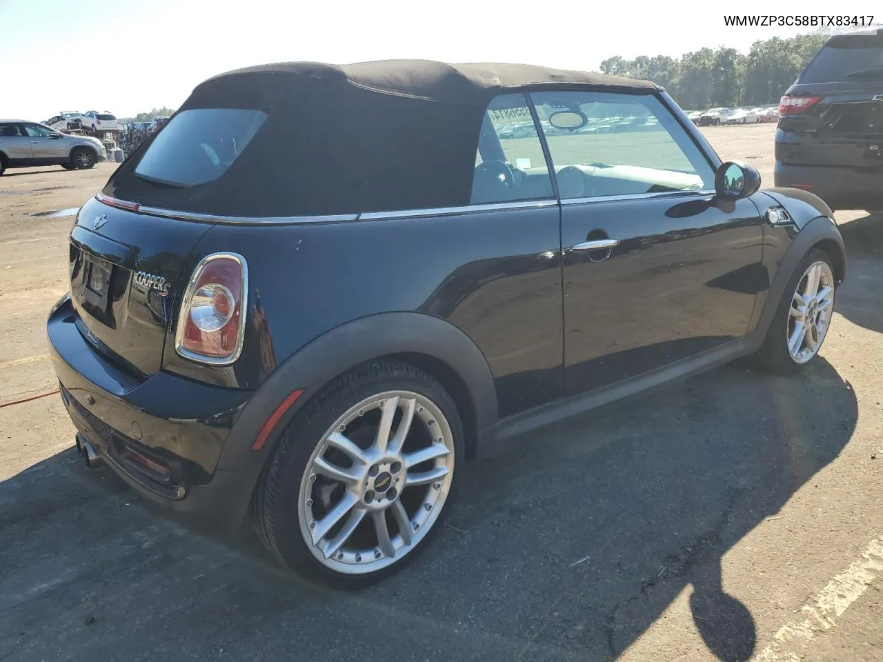 2011 Mini Cooper S VIN: WMWZP3C58BTX83417 Lot: 73556814