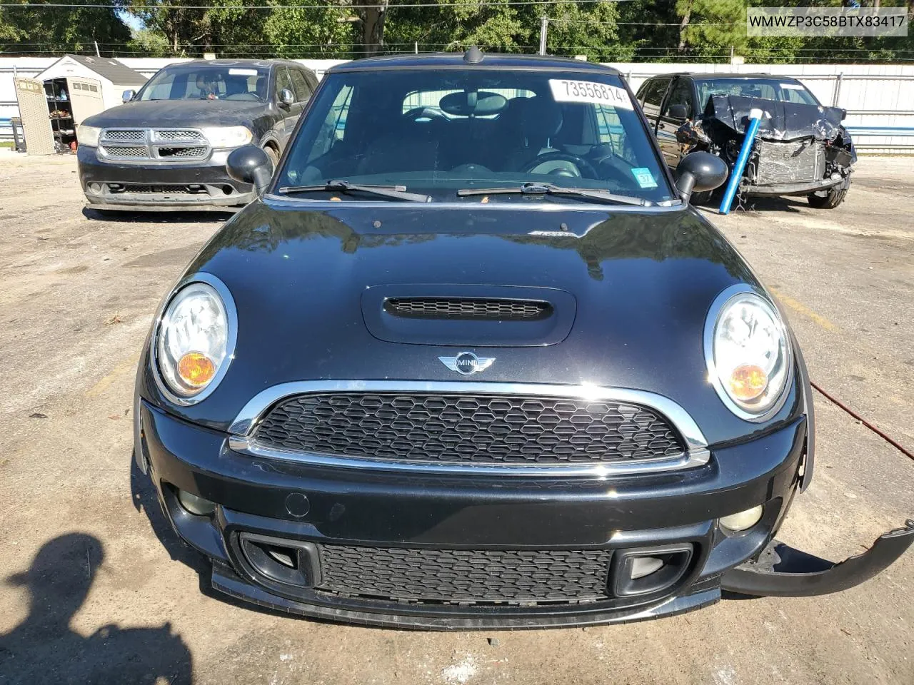 2011 Mini Cooper S VIN: WMWZP3C58BTX83417 Lot: 73556814