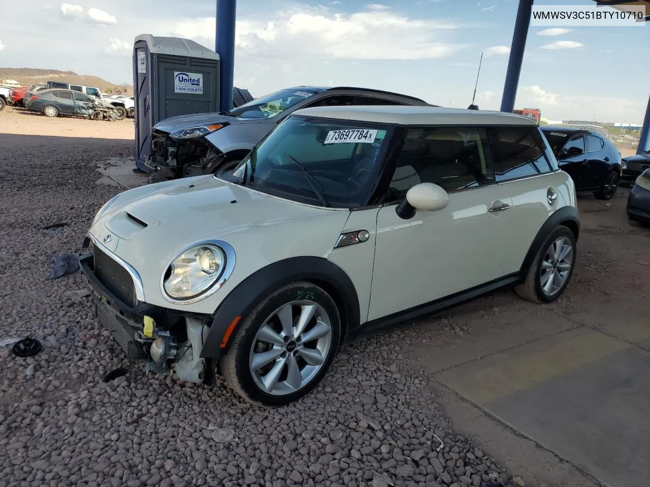 2011 Mini Cooper S VIN: WMWSV3C51BTY10710 Lot: 73697784