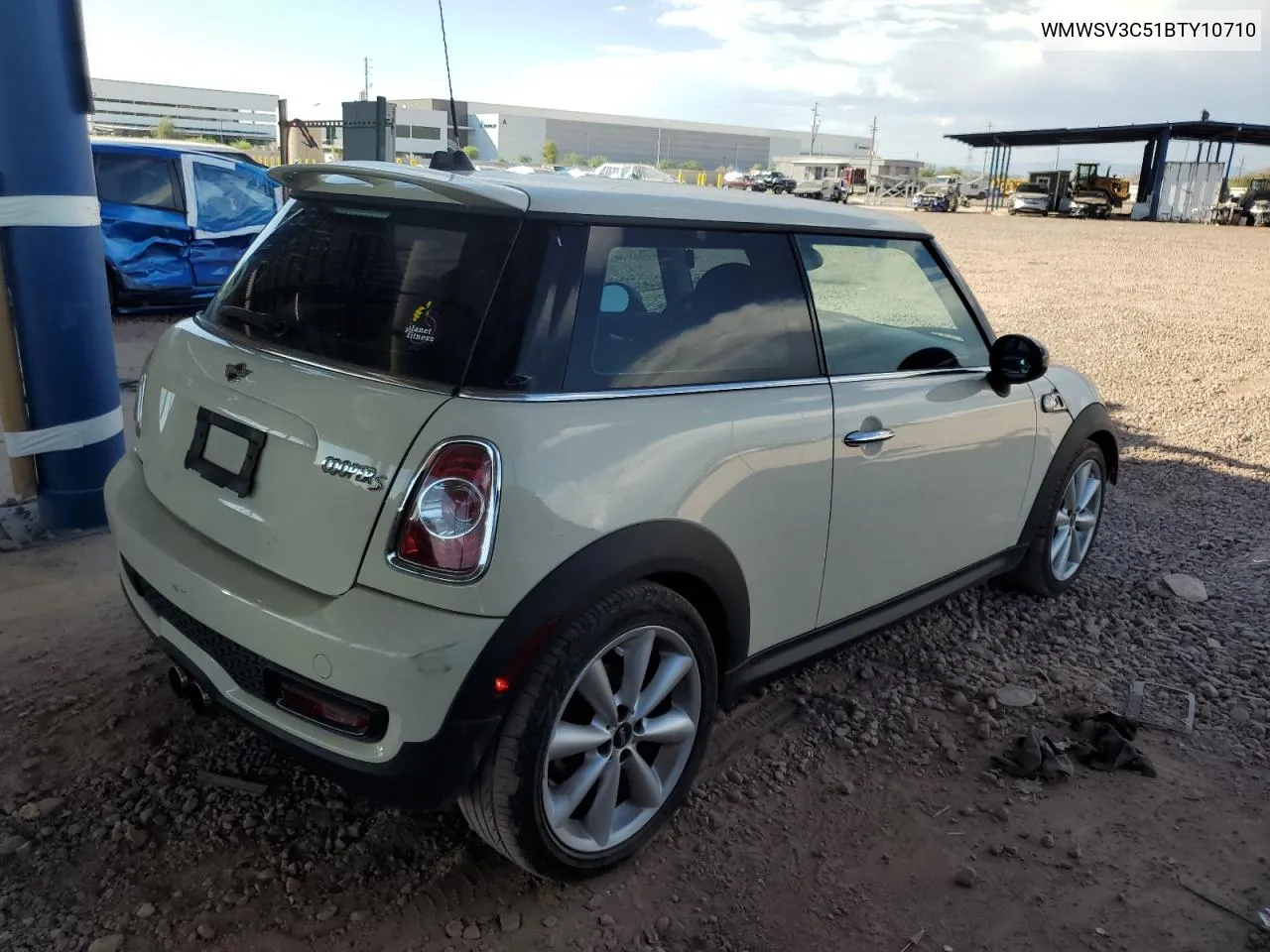 2011 Mini Cooper S VIN: WMWSV3C51BTY10710 Lot: 73697784