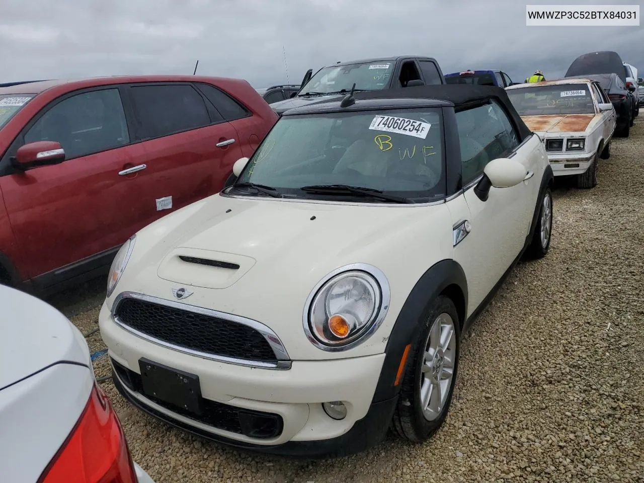 2011 Mini Cooper S VIN: WMWZP3C52BTX84031 Lot: 74060254