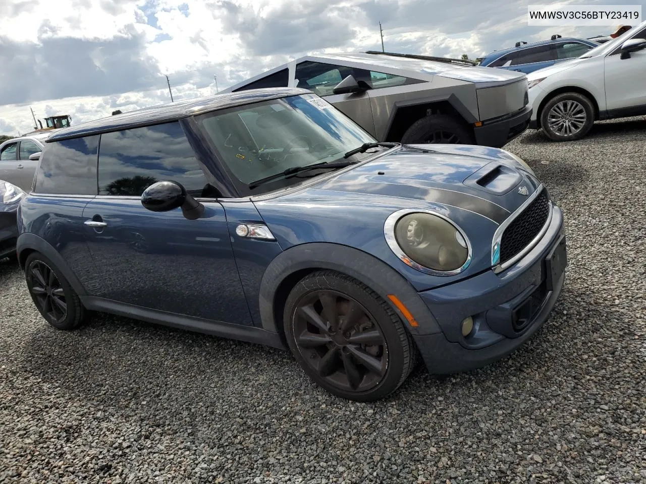 2011 Mini Cooper S VIN: WMWSV3C56BTY23419 Lot: 74512074