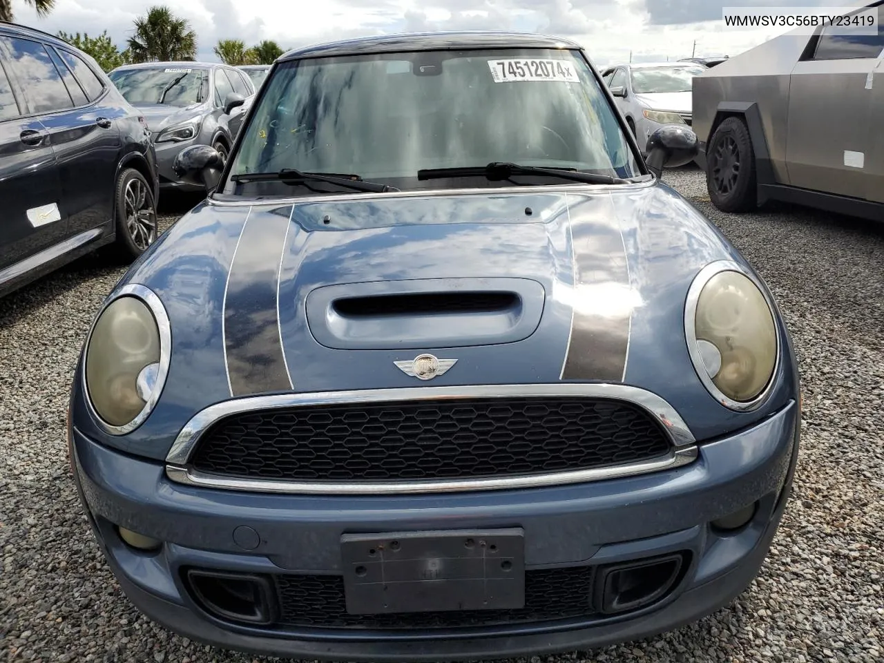 2011 Mini Cooper S VIN: WMWSV3C56BTY23419 Lot: 74512074