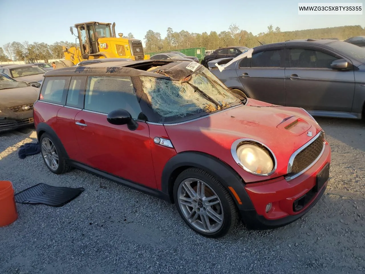 2011 Mini Cooper S Clubman VIN: WMWZG3C5XBTY35355 Lot: 75071174