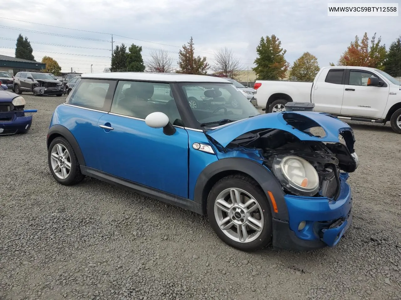 2011 Mini Cooper S VIN: WMWSV3C59BTY12558 Lot: 75464694