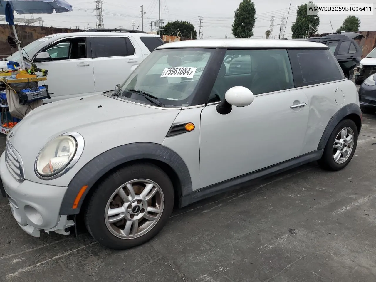 2011 Mini Cooper VIN: WMWSU3C59BT096411 Lot: 75961084