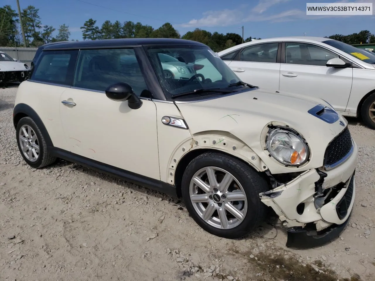 2011 Mini Cooper S VIN: WMWSV3C53BTY14371 Lot: 76022204