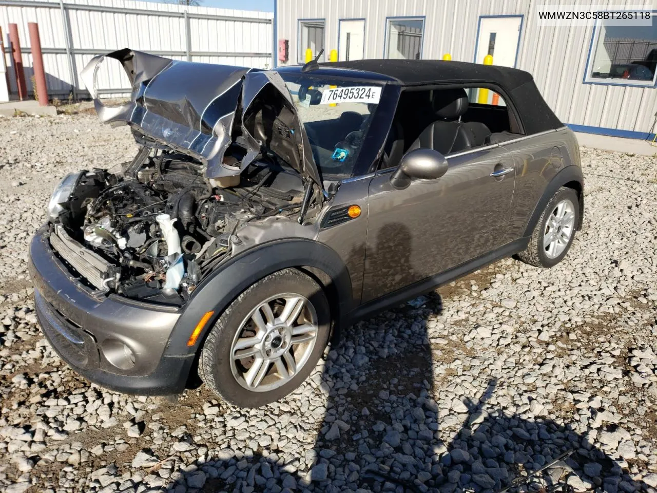 2011 Mini Cooper VIN: WMWZN3C58BT265118 Lot: 76495324