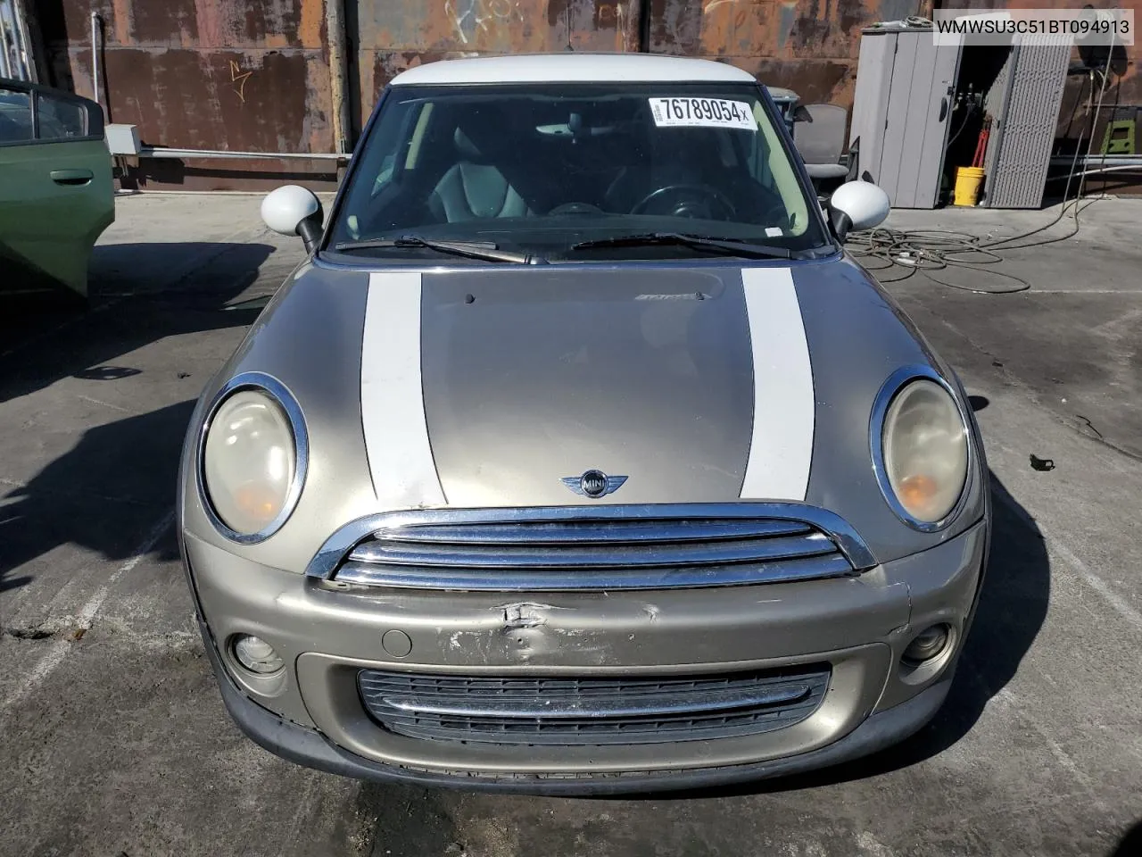 2011 Mini Cooper VIN: WMWSU3C51BT094913 Lot: 76789054