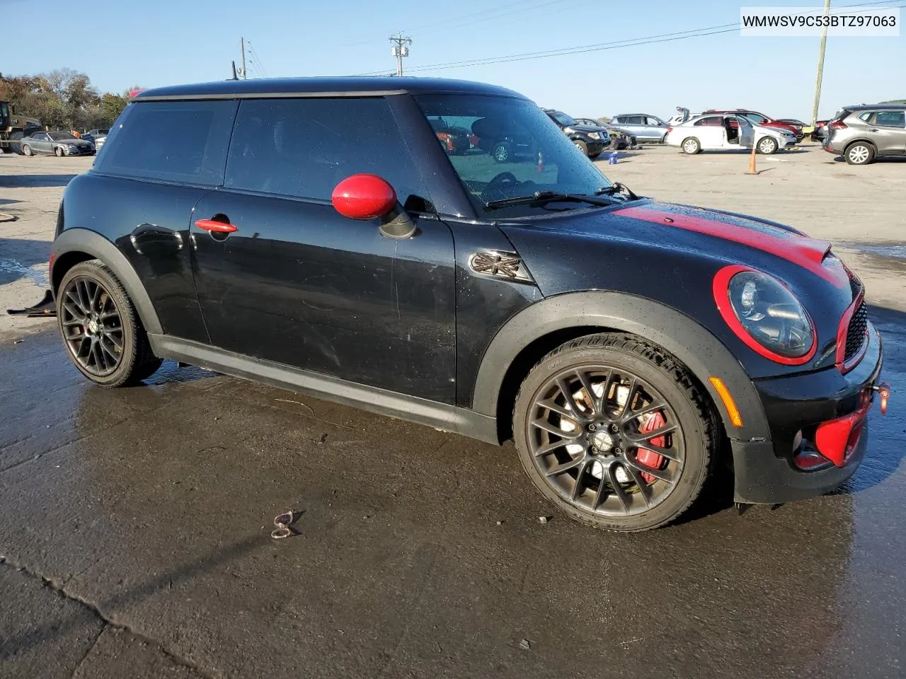 2011 Mini Cooper John Cooper Works VIN: WMWSV9C53BTZ97063 Lot: 76831204