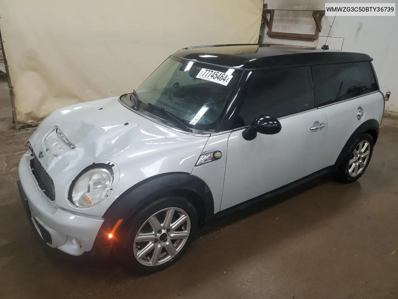 2011 Mini Cooper S Clubman VIN: WMWZG3C50BTY36739 Lot: 77745464