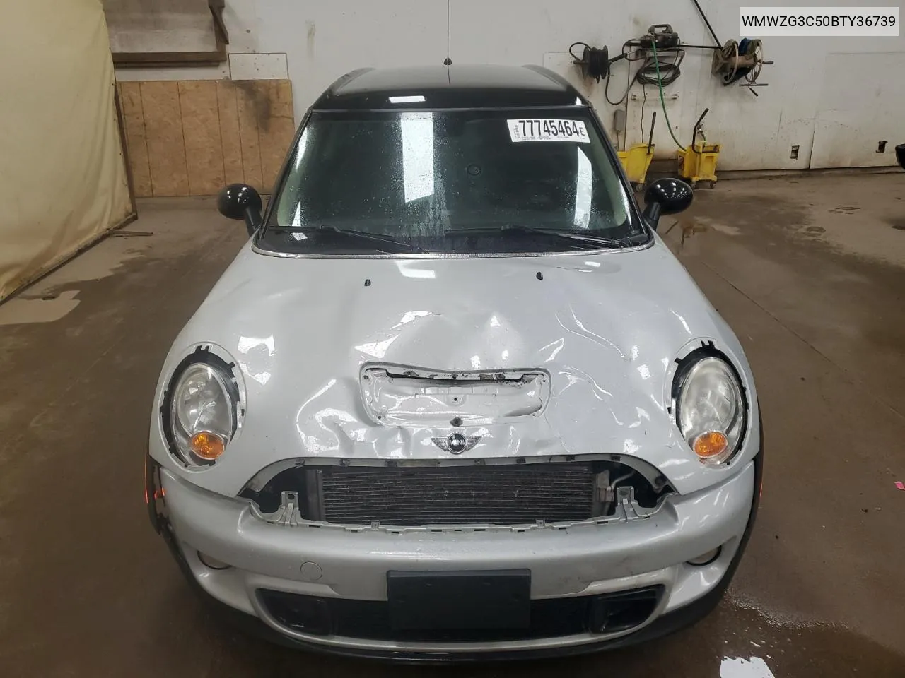 2011 Mini Cooper S Clubman VIN: WMWZG3C50BTY36739 Lot: 77745464