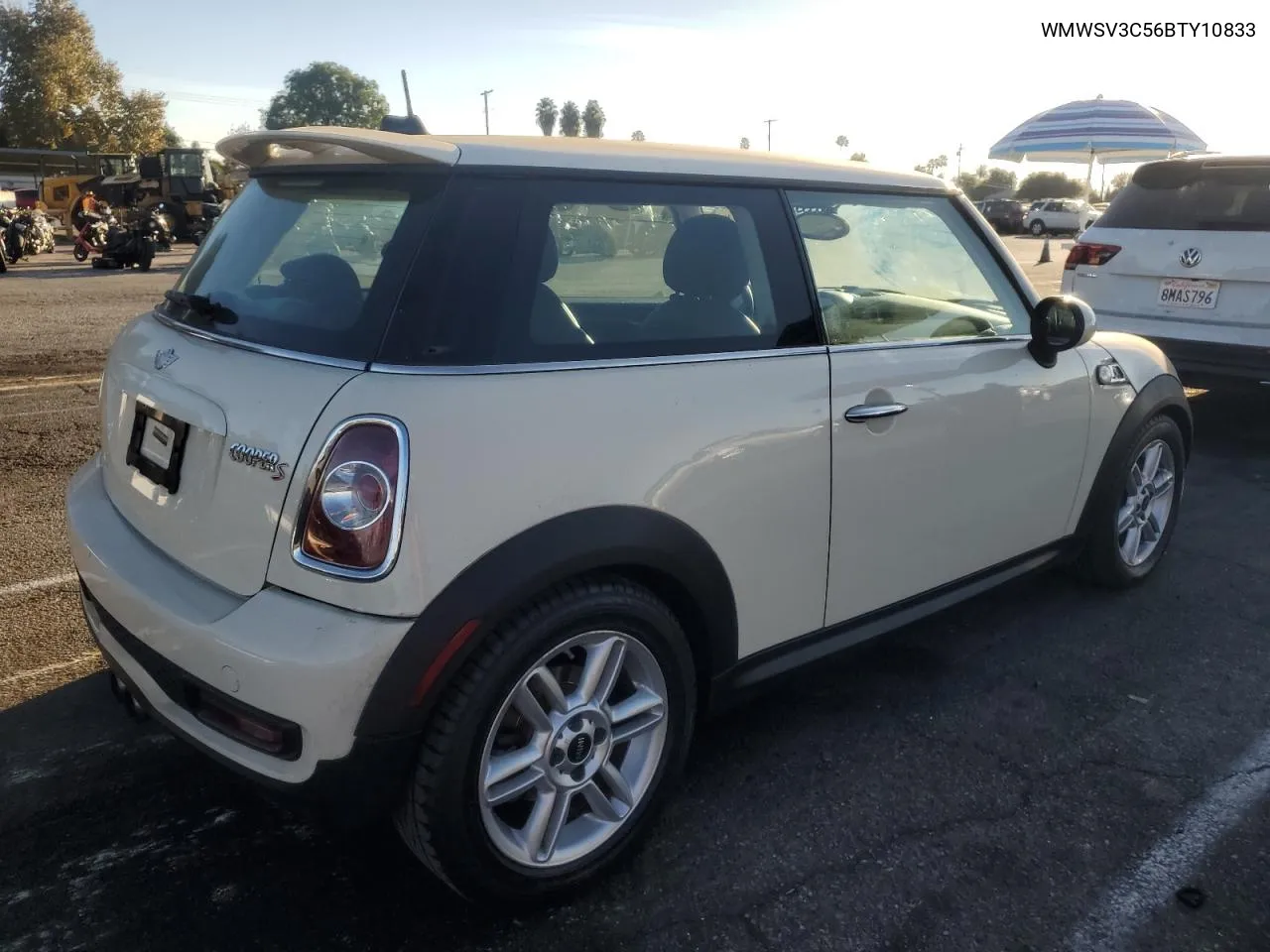 2011 Mini Cooper S VIN: WMWSV3C56BTY10833 Lot: 78094094