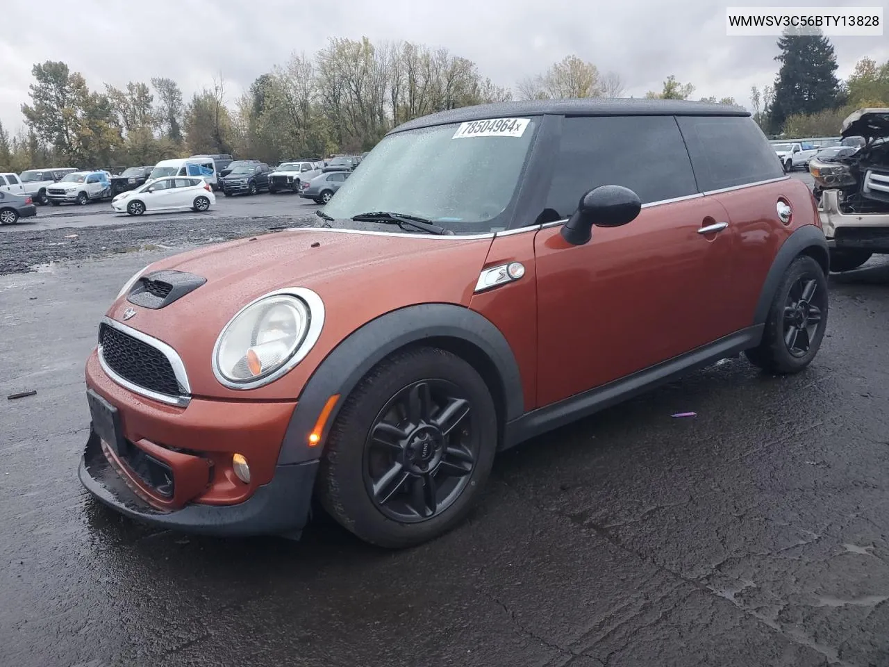 2011 Mini Cooper S VIN: WMWSV3C56BTY13828 Lot: 78504964