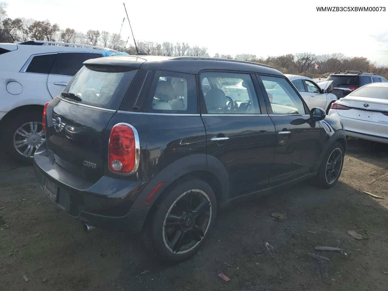 2011 Mini Cooper Countryman VIN: WMWZB3C5XBWM00073 Lot: 78781224