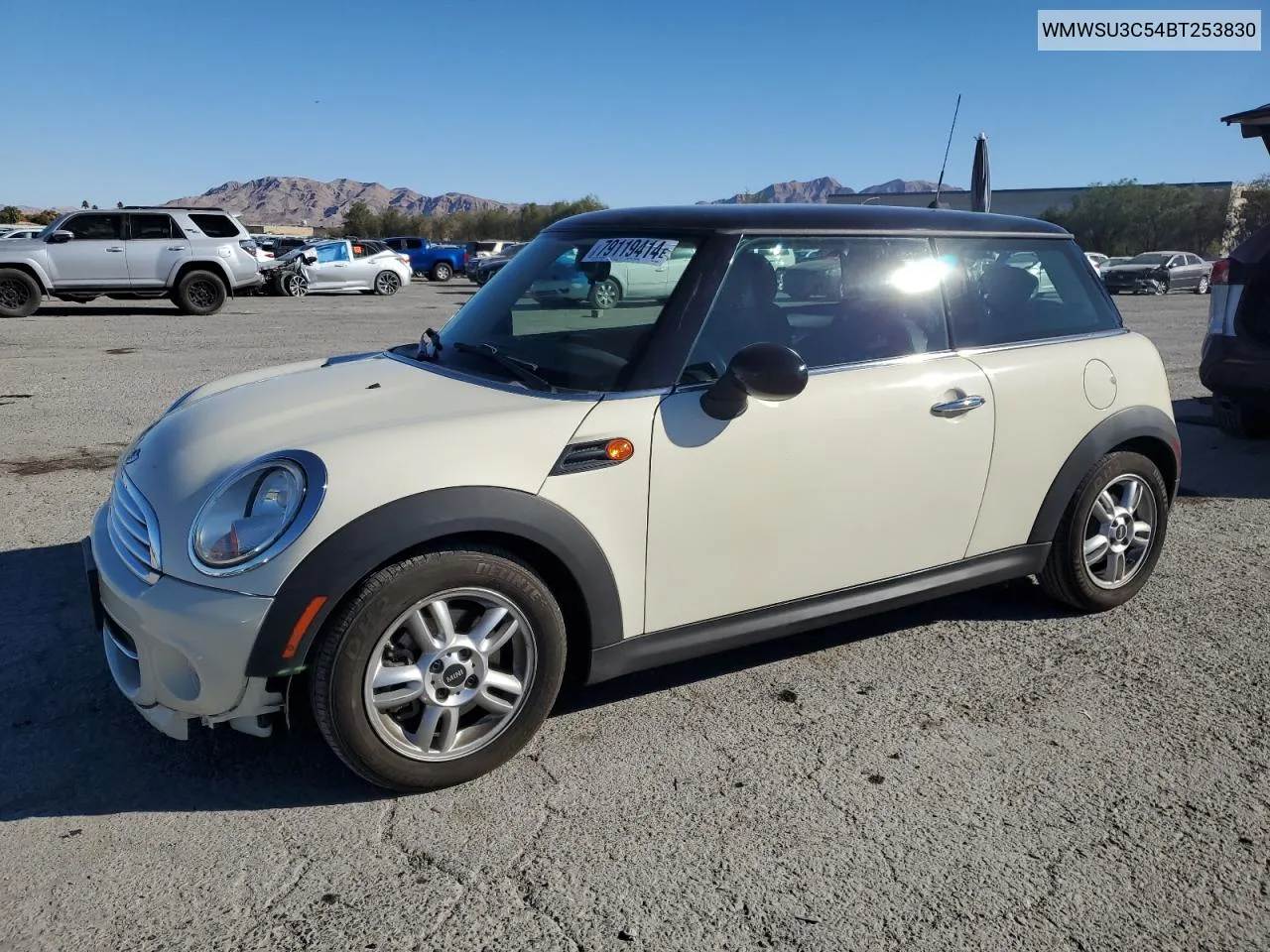 2011 Mini Cooper VIN: WMWSU3C54BT253830 Lot: 79119414