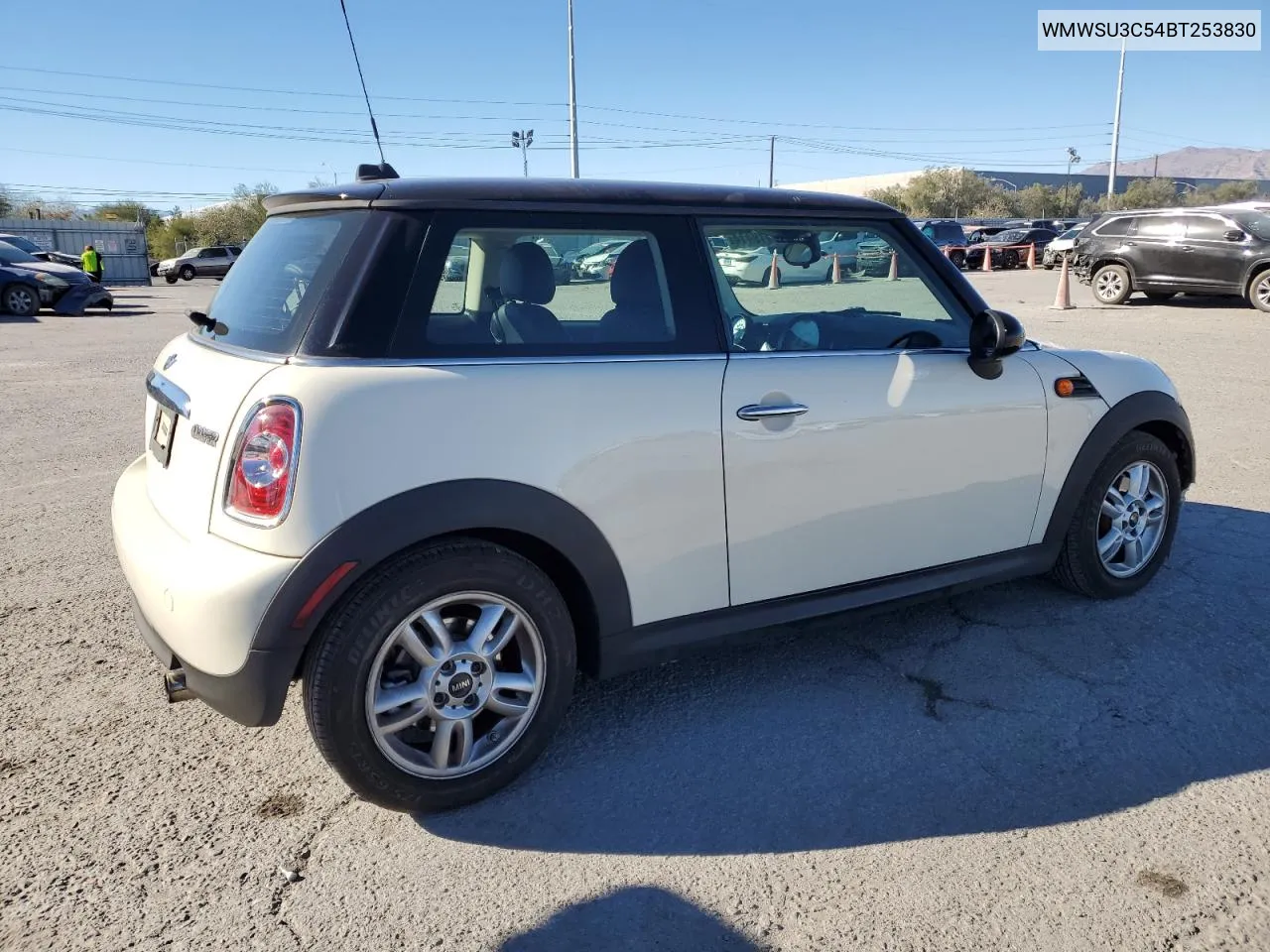 2011 Mini Cooper VIN: WMWSU3C54BT253830 Lot: 79119414