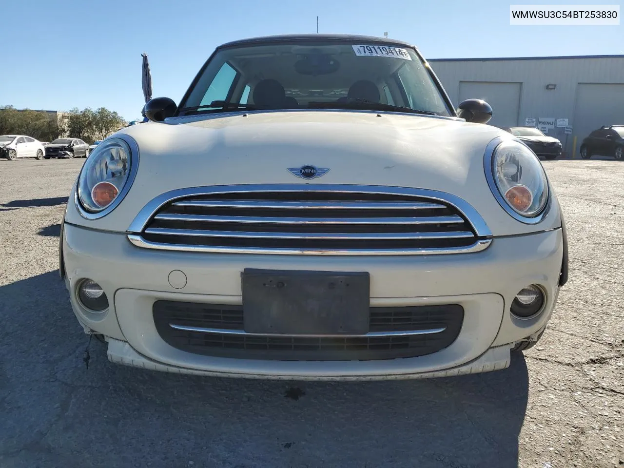 2011 Mini Cooper VIN: WMWSU3C54BT253830 Lot: 79119414