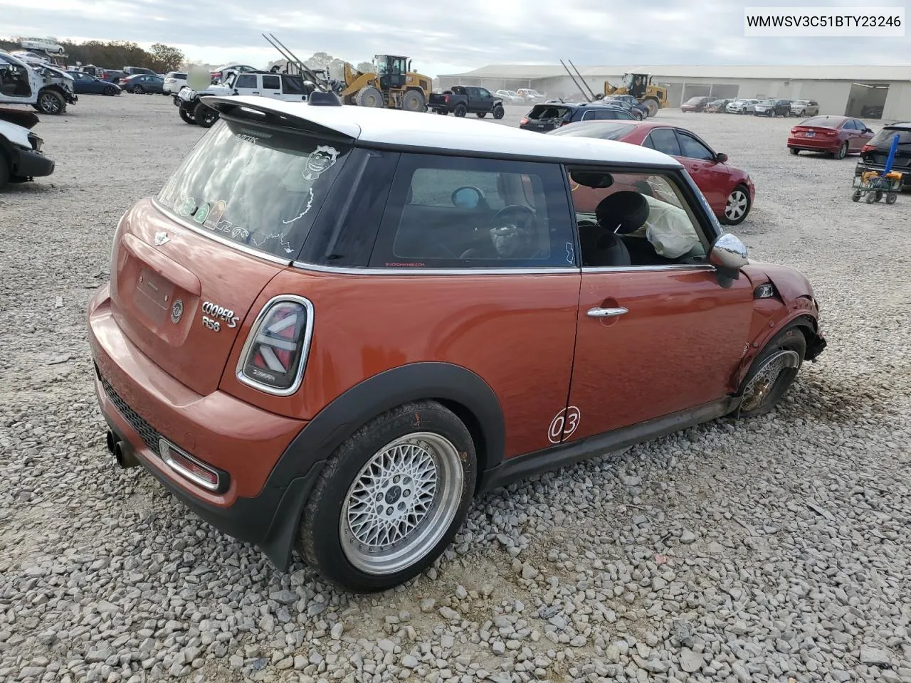 2011 Mini Cooper S VIN: WMWSV3C51BTY23246 Lot: 79348754