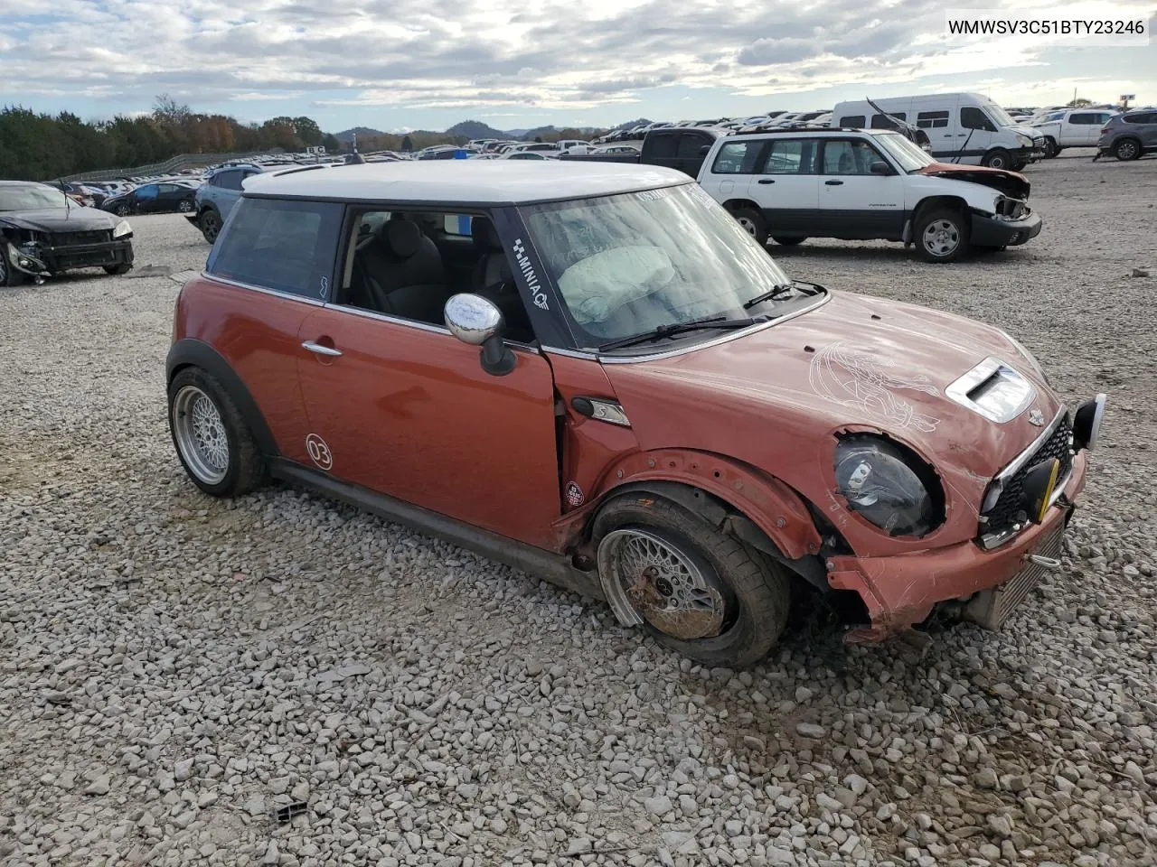 2011 Mini Cooper S VIN: WMWSV3C51BTY23246 Lot: 79348754