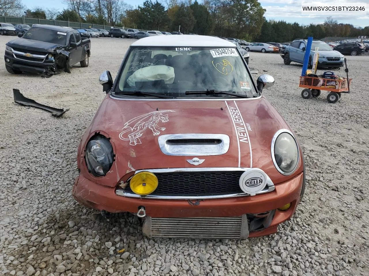 2011 Mini Cooper S VIN: WMWSV3C51BTY23246 Lot: 79348754