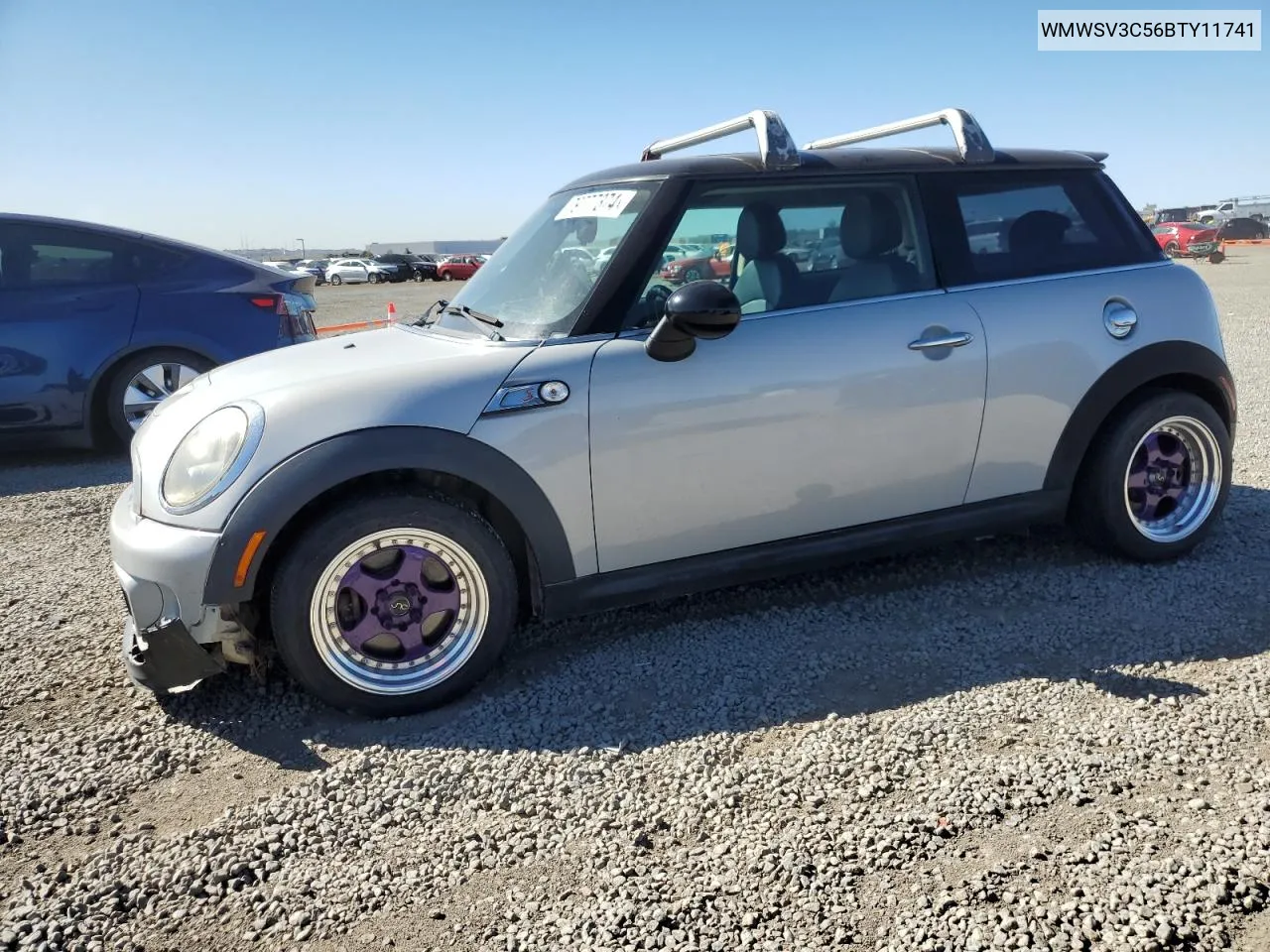 2011 Mini Cooper S VIN: WMWSV3C56BTY11741 Lot: 79777374