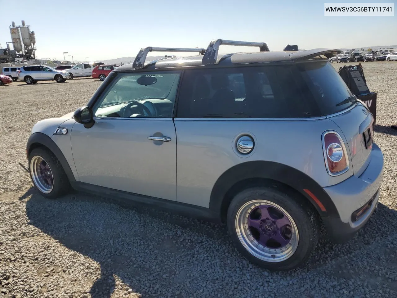 2011 Mini Cooper S VIN: WMWSV3C56BTY11741 Lot: 79777374