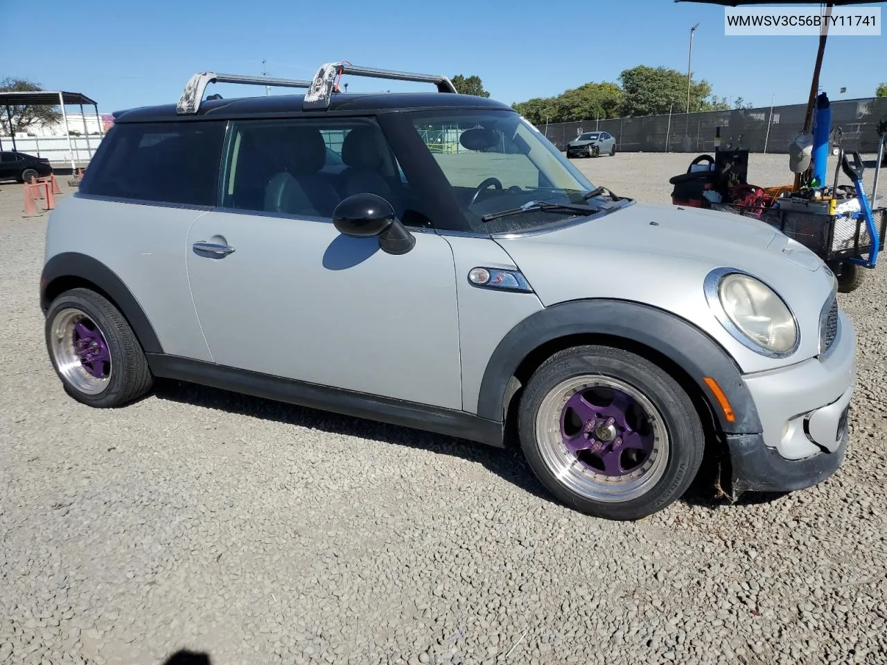 2011 Mini Cooper S VIN: WMWSV3C56BTY11741 Lot: 79777374