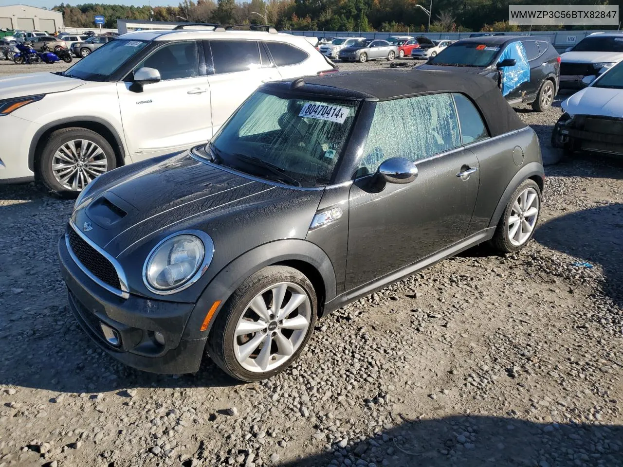 2011 Mini Cooper S VIN: WMWZP3C56BTX82847 Lot: 80470414