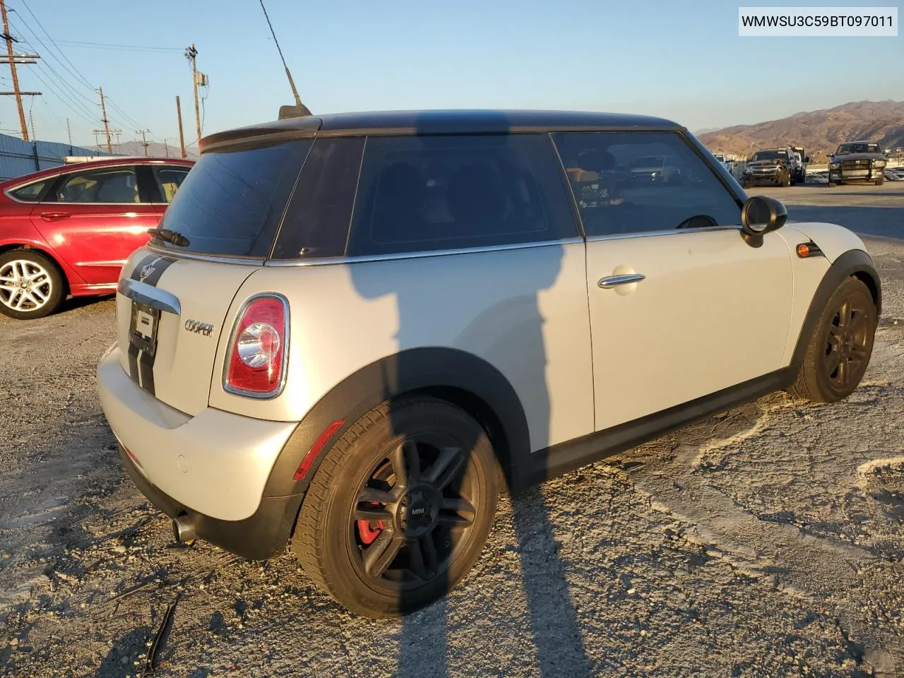 2011 Mini Cooper VIN: WMWSU3C59BT097011 Lot: 80547844