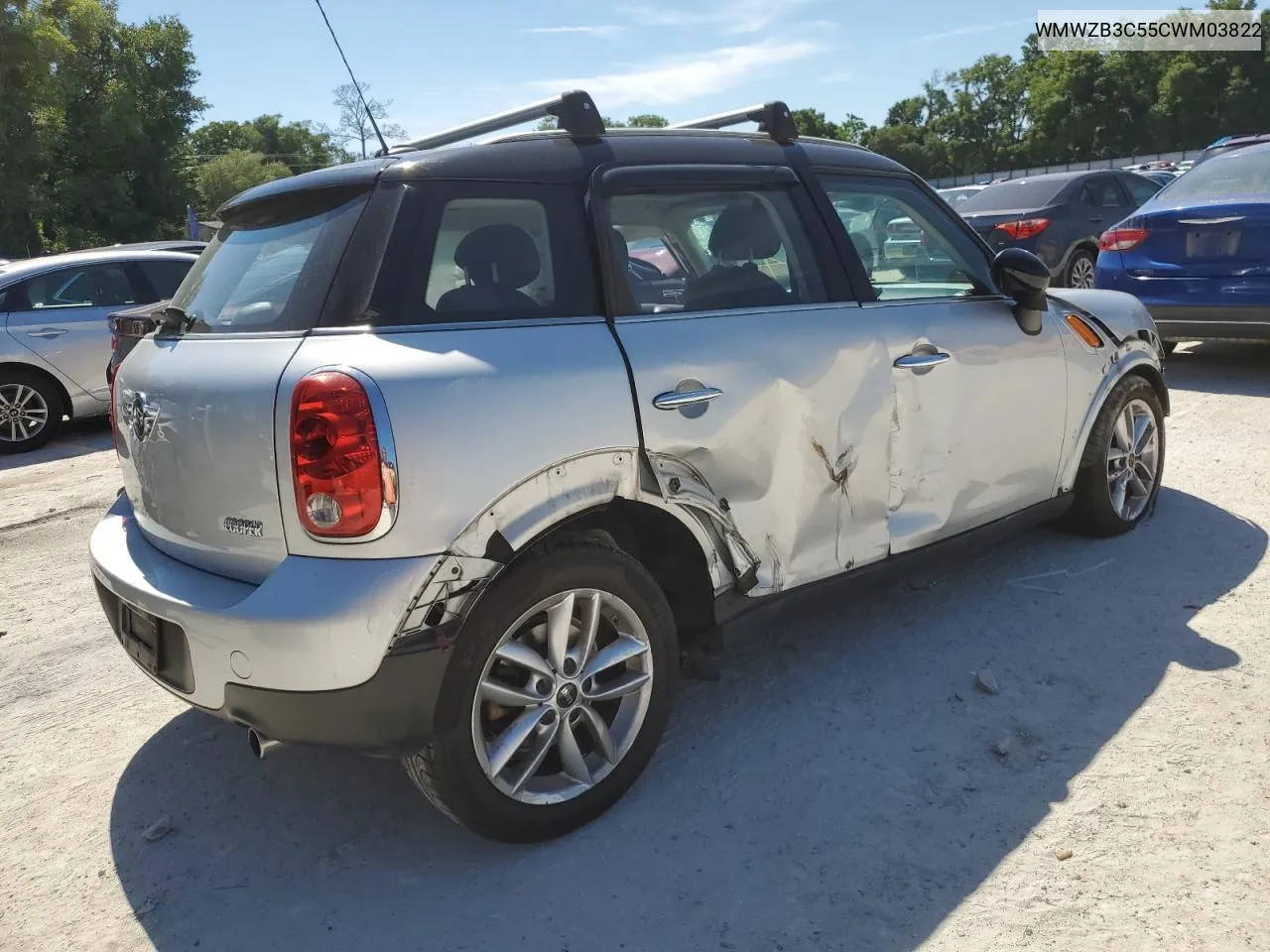 2012 Mini Cooper Countryman VIN: WMWZB3C55CWM03822 Lot: 51724594