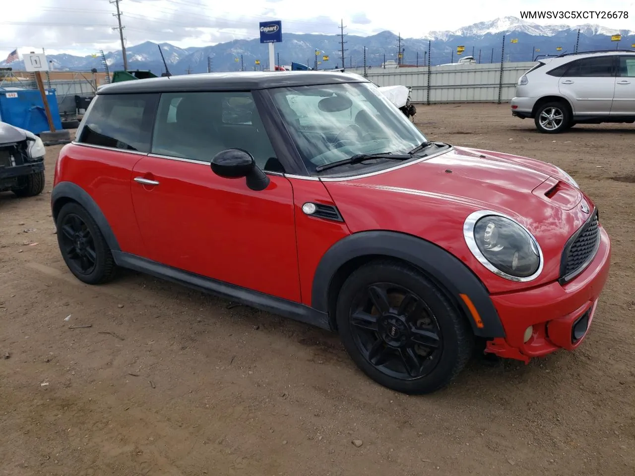 2012 Mini Cooper S VIN: WMWSV3C5XCTY26678 Lot: 52140604