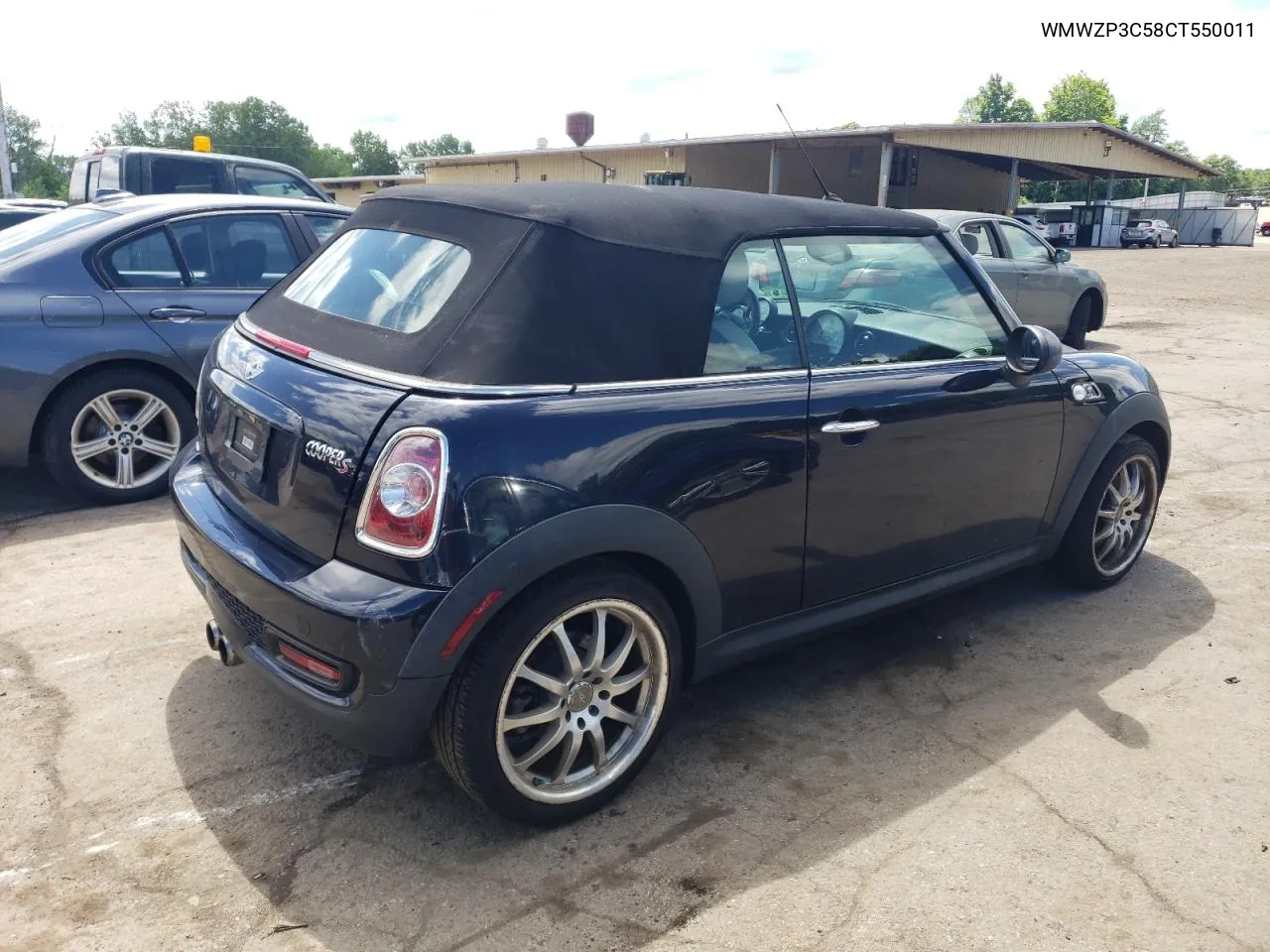 2012 Mini Cooper S VIN: WMWZP3C58CT550011 Lot: 57512034