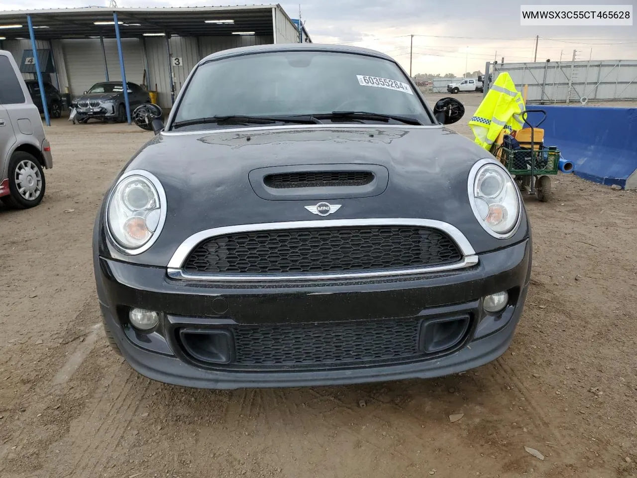 2012 Mini Cooper Coupe S VIN: WMWSX3C55CT465628 Lot: 60355284