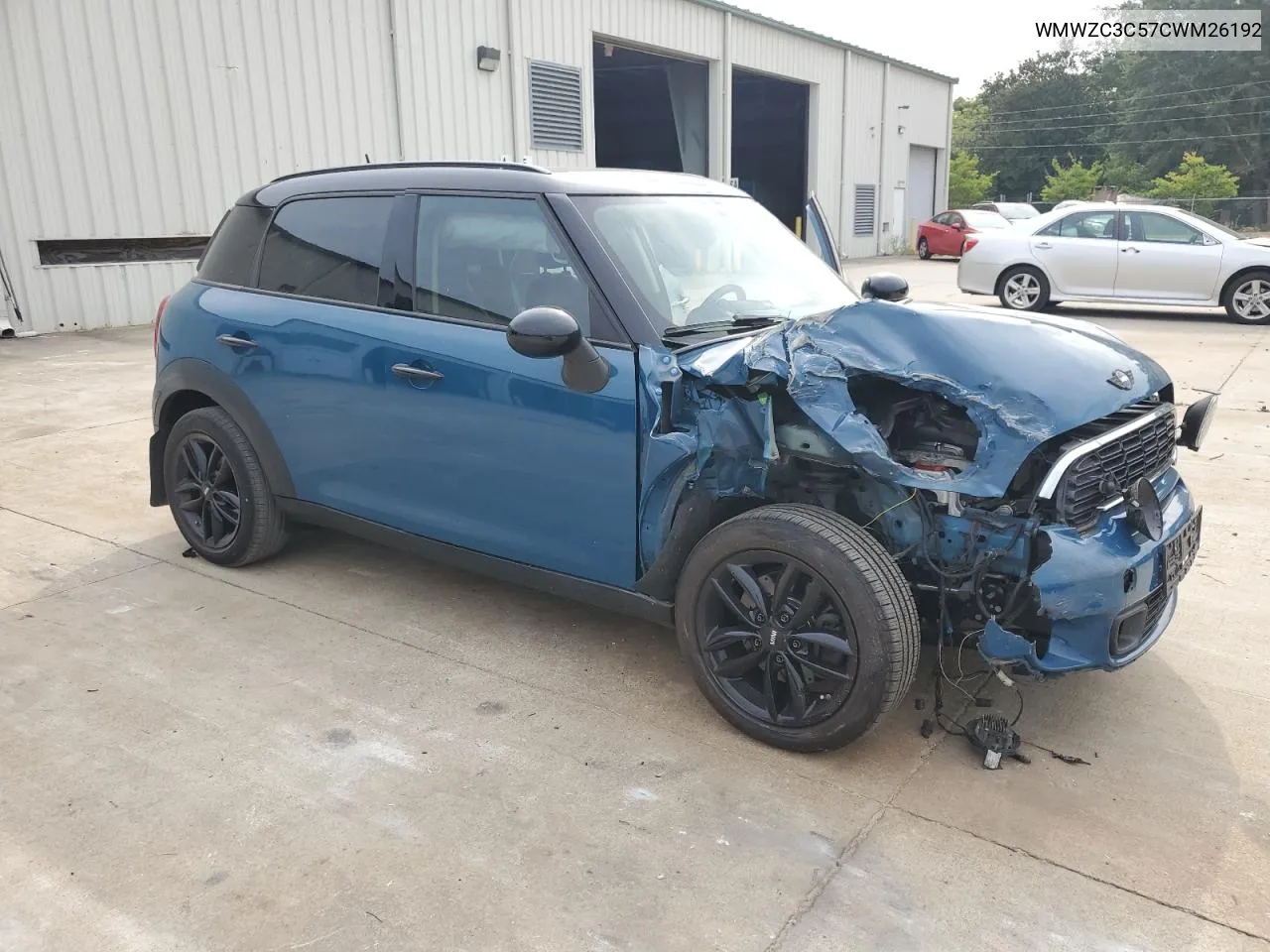 2012 Mini Cooper S Countryman VIN: WMWZC3C57CWM26192 Lot: 60497384