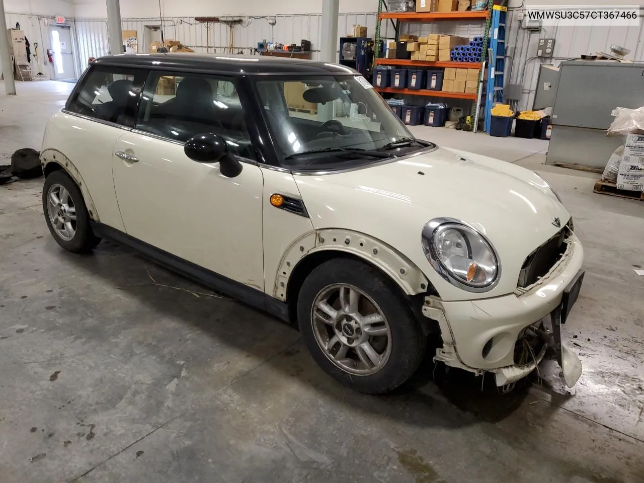 2012 Mini Cooper VIN: WMWSU3C57CT367466 Lot: 61709494