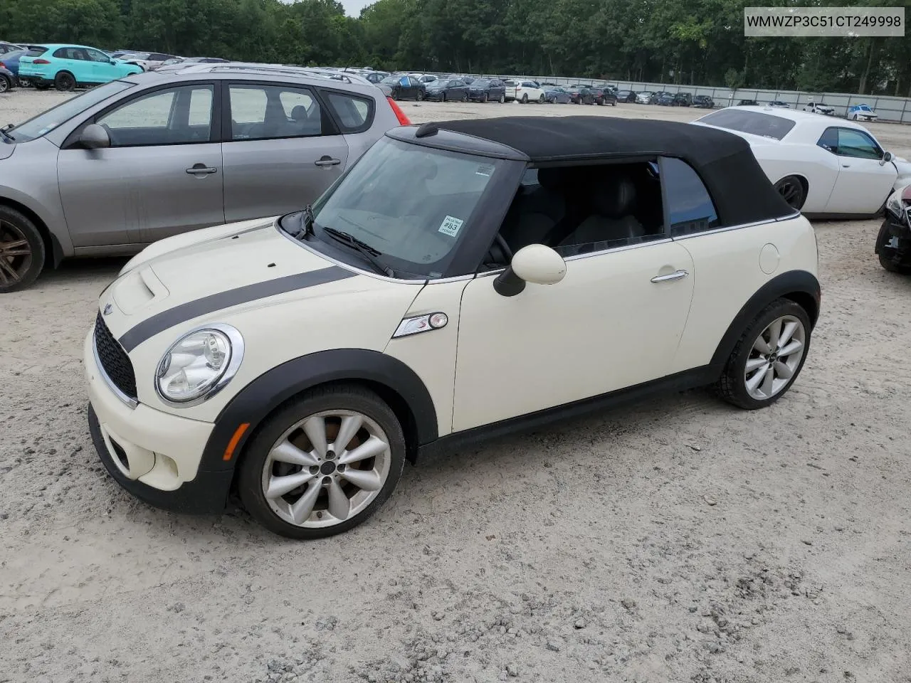 WMWZP3C51CT249998 2012 Mini Cooper S