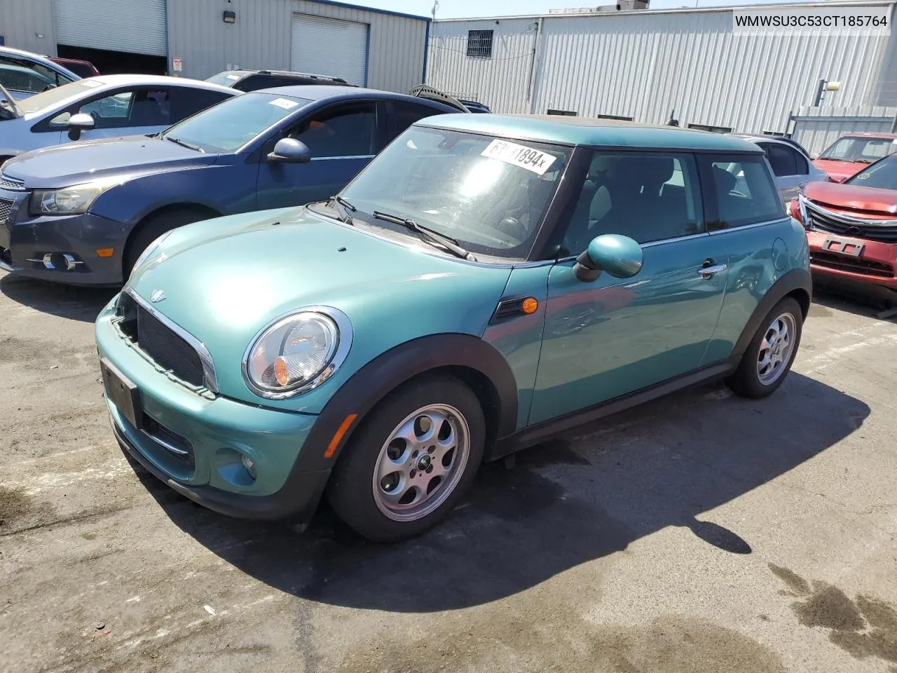 2012 Mini Cooper VIN: WMWSU3C53CT185764 Lot: 63931894