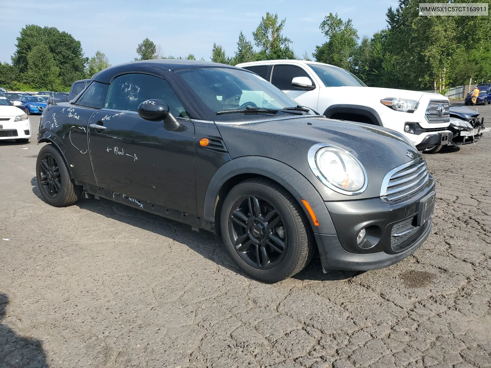 2012 Mini Cooper Coupe VIN: WMWSX1C57CT163911 Lot: 65001404