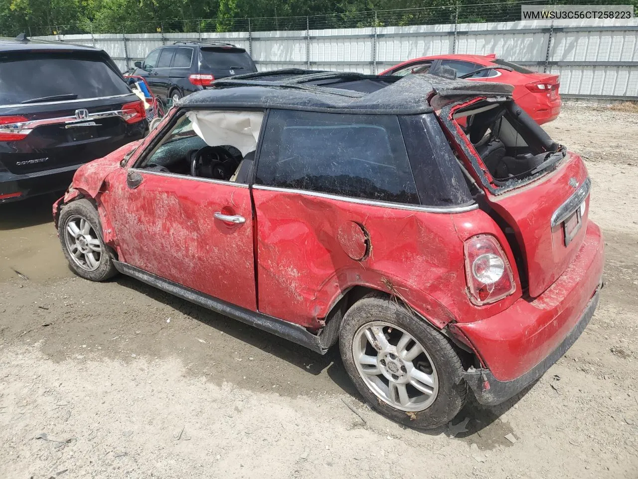 2012 Mini Cooper VIN: WMWSU3C56CT258223 Lot: 66278764