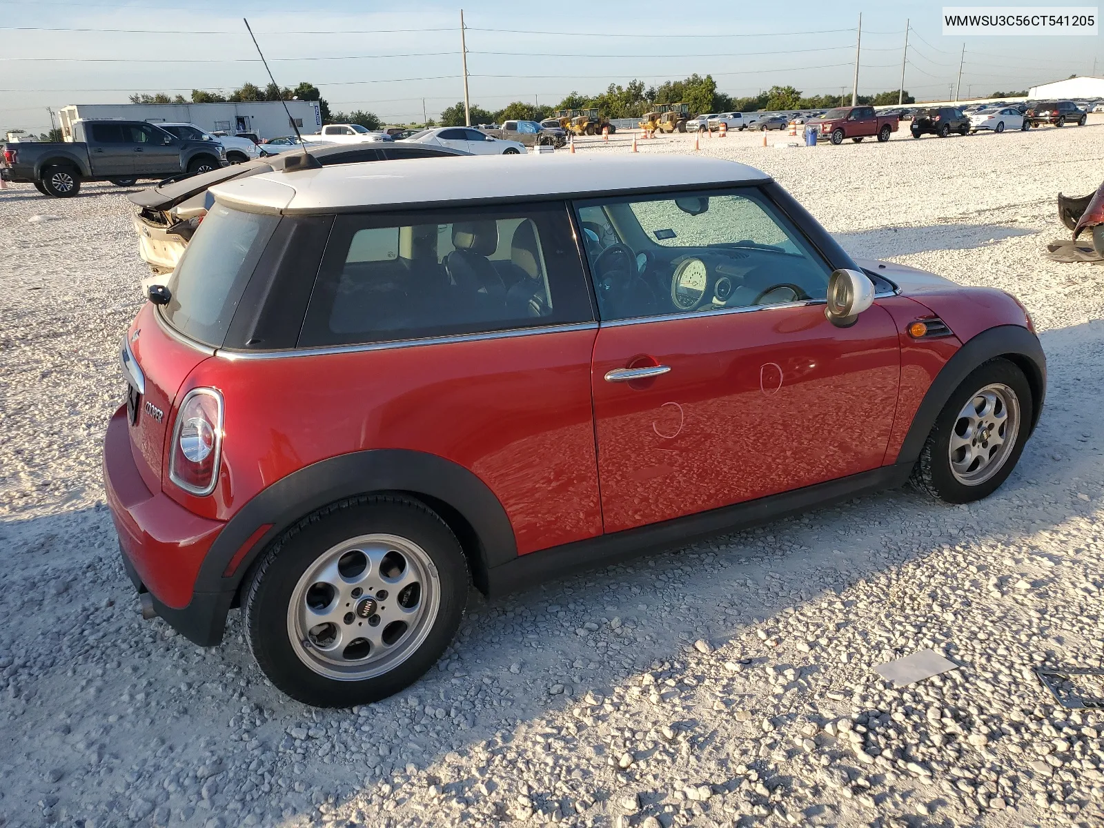 2012 Mini Cooper VIN: WMWSU3C56CT541205 Lot: 66496434