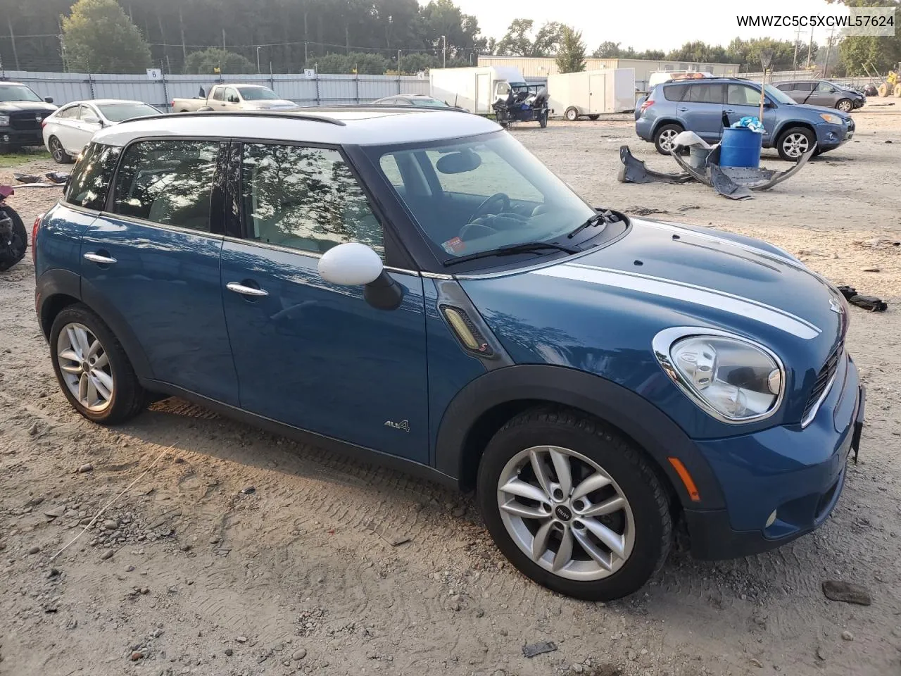 2012 Mini Cooper S Countryman VIN: WMWZC5C5XCWL57624 Lot: 67420584