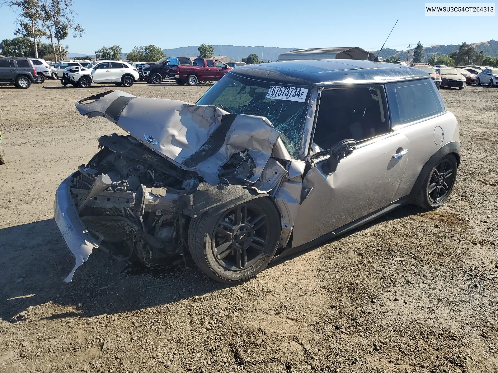 2012 Mini Cooper VIN: WMWSU3C54CT264313 Lot: 67573734