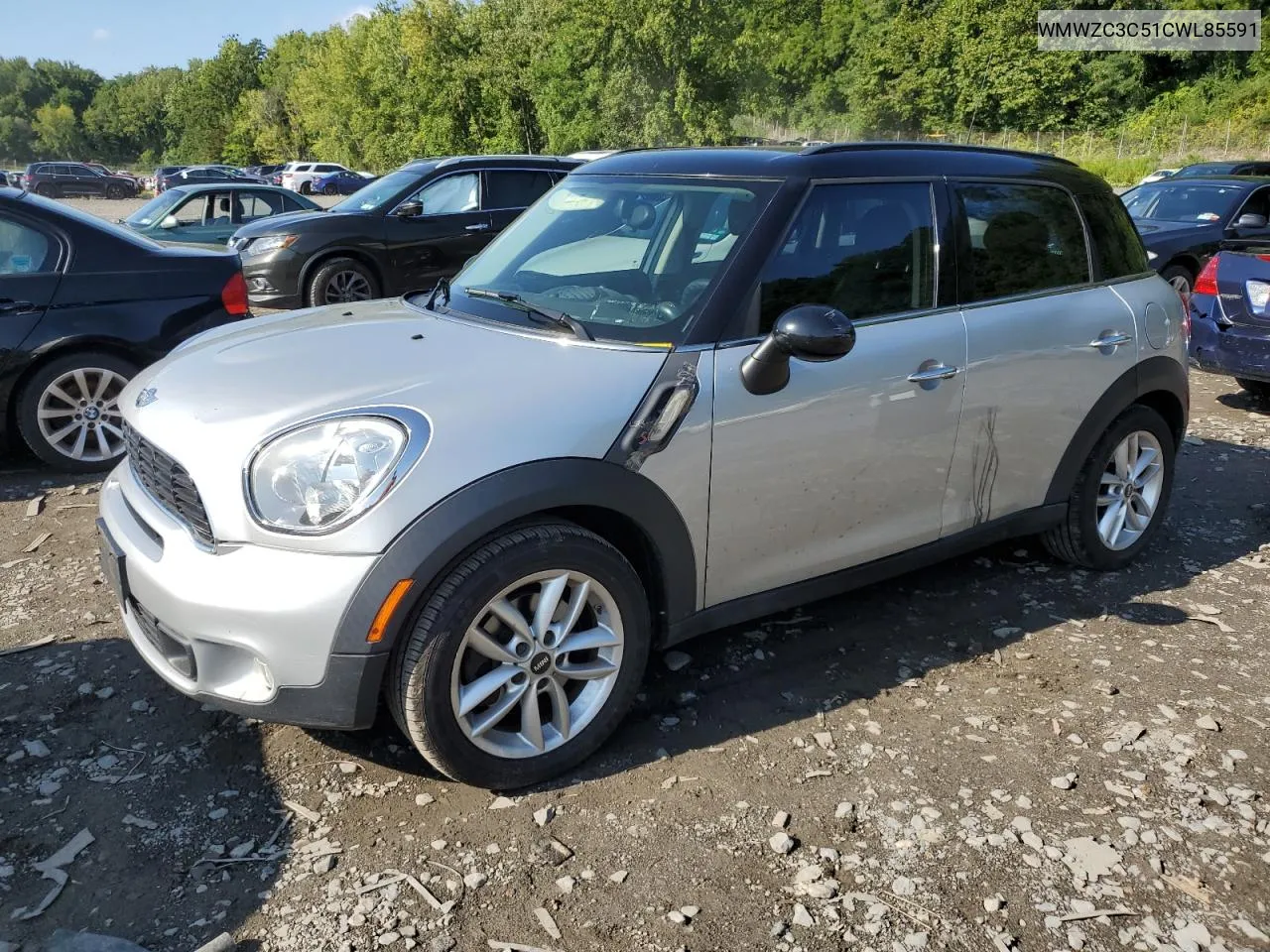 2012 Mini Cooper S Countryman VIN: WMWZC3C51CWL85591 Lot: 67970504